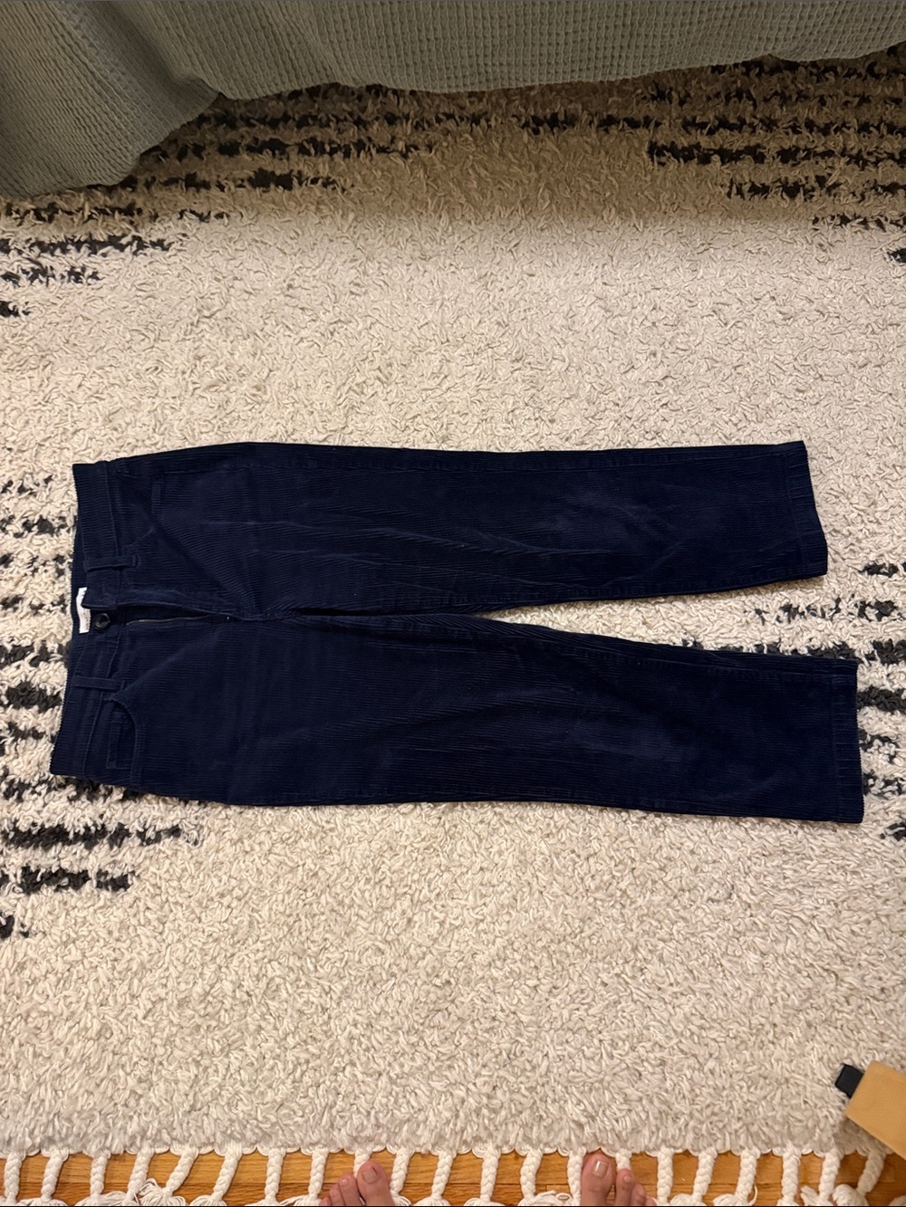 Dark navy corduroy pants